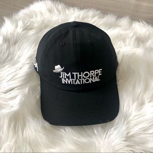 Deuce Jim Thorpe black golf hat